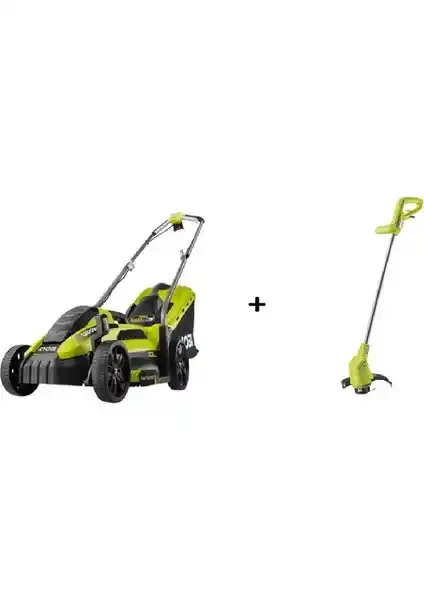 Ryobi Elektrikli Bahçe Seti: Çim Biçme ve Yan Tırpan ile Bahçe Bakımında Verimlilik