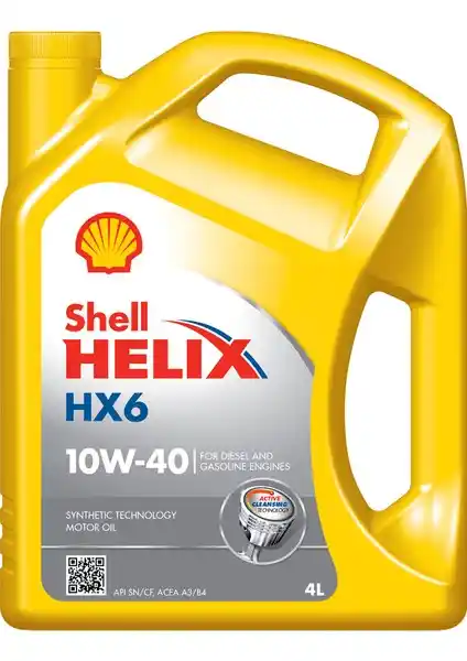 Shell Helix HX6 10W-40 Motor Yağı ile Motor Performansını Artırın ve Güvenli Sürüş Sağlayın