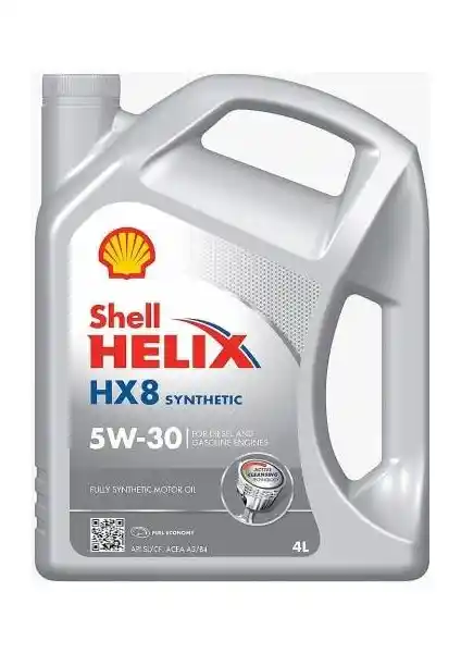 Shell Helix HX8 5W-30 4 Litre Motor Yağı ile Motor Performansını Artırın ve Uzun Ömür Sağlayın
