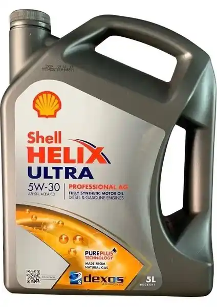 Shell Helix Ultra Professional 5W-30 AG 5 Litre Motor Yağı Motor Performansını Artırır