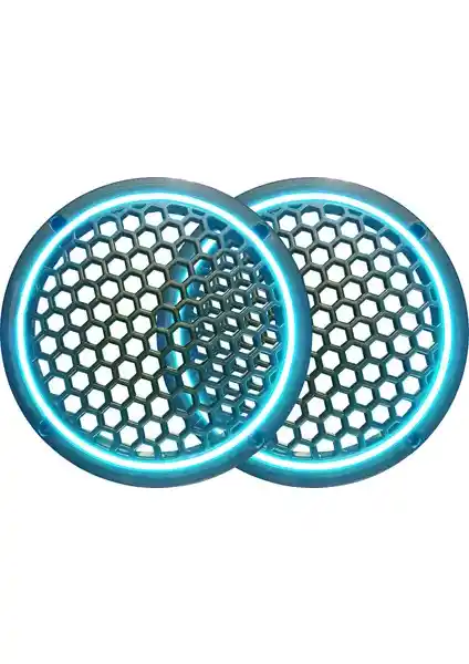 Sounders Neon Işıklı 20 cm Hoparlör ve Midrange Kapağı Modern Ses Deneyimi İçin