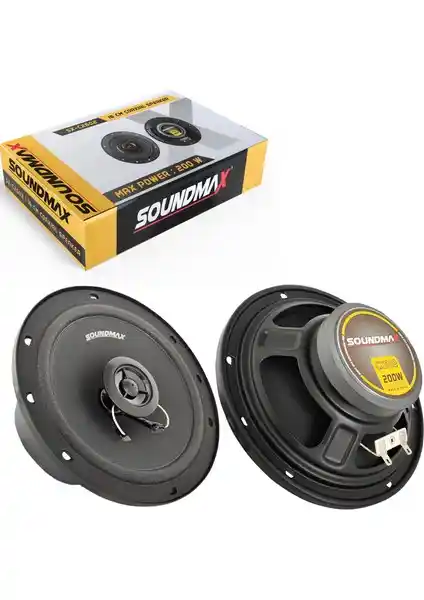 Soundmax SX-CX620 Oto Hoparlörleri Güçlü Ses ve Yüksek Performans Sağlar