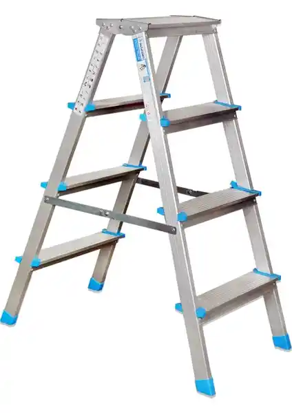 Sözbir Alüminyum 4+4 Çift Çıkışlı Geniş Basamaklı Güvenilir Merdiven Özellikleri