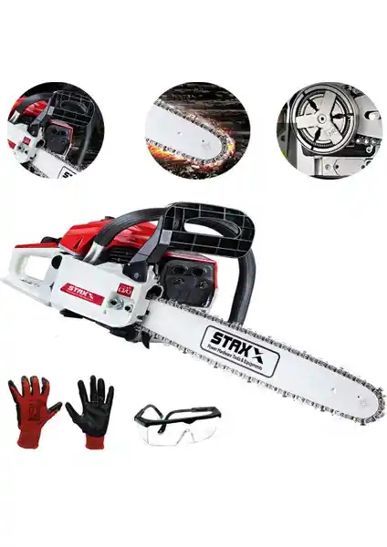 Staxx Power Amerikan Ağaç Odun Dal Kesme Makinesi: Güç ve Güvenlik Özellikleriyle Profesyonel Kullanım