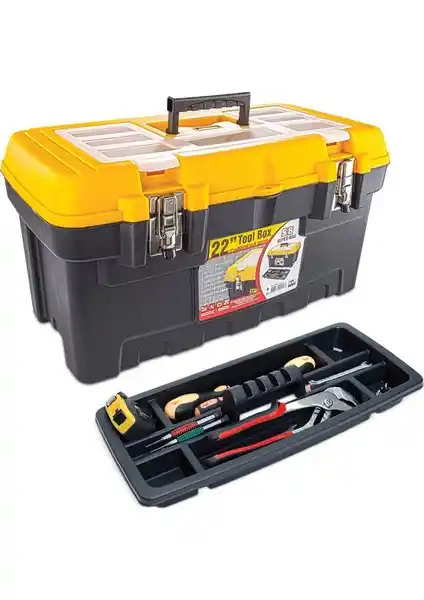 Super Bag Metal Kilitli Takım Çantası 22 İnç Günlük ve Profesyonel Kullanım İçin