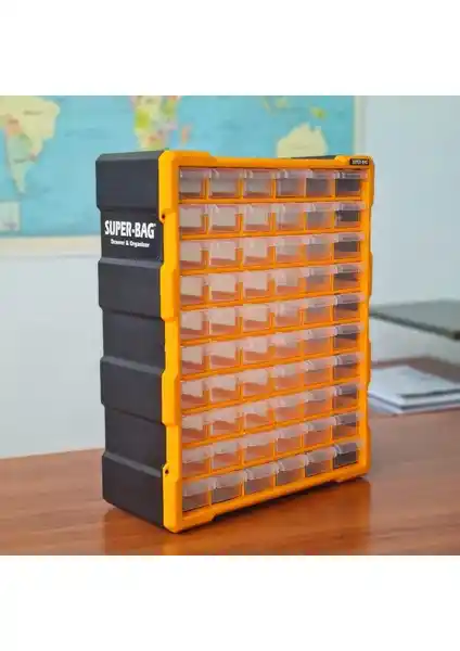 Super-Bag Mono Blok Çekmeceli Organizer ile Geniş Alanlar İçin Pratik Düzen Çözümleri