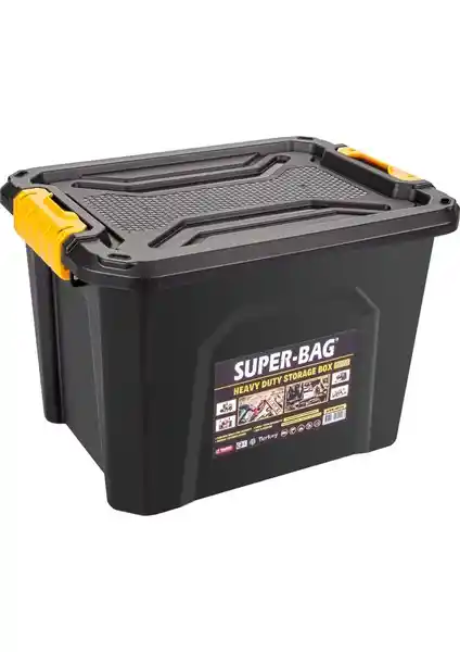 Super-Bag Saklama Kutusu 18 Litre ile Ev ve Araçta Düzeni Sağlayın