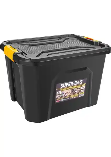 Super-Bag Saklama Kutusu 40 Lt ASR-4037: Ev ve Ofis İçin Dayanıklı Depolama Çözümü