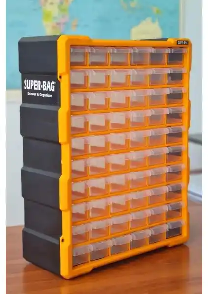Superbag 60'lı Büyük Monoblok Çekmece Seti ASR-6000 ile Pratik ve Esnek Depolama Çözümleri