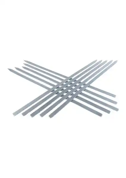 Tab İlaç Tab Komple Krom 10 Adet Paslanmaz Çelik Kebap Şişleri ile Dayanıklı ve Hijyenik Pişirme Deneyimi