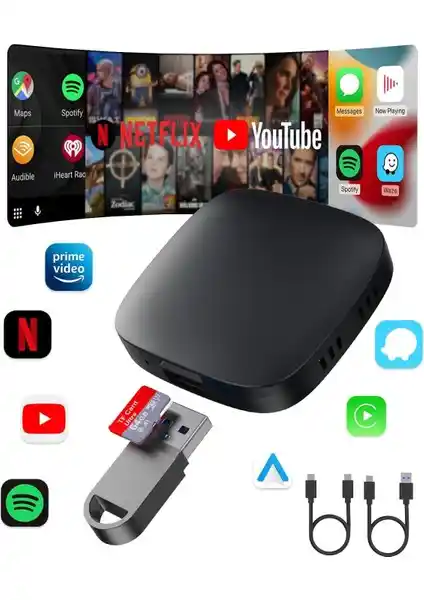 Tarçın Wireless Carplay ve Android Auto Dönüştürücü ile Araç İçi Eğlenceyi Yükseltin