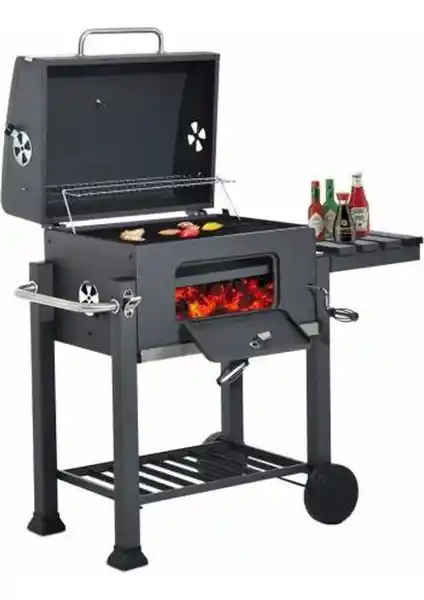 Tarrington House Memphis Fırınlı Mangal: Dayanıklı ve Fonksiyonel Barbekü Seçeneği