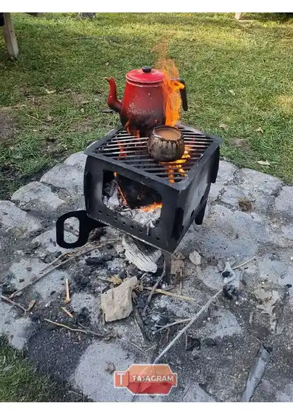 Tasarım ve Kullanım Kolaylığıyla Yenilikçi Katlanabilir Sac Kare Mangal Önerisi