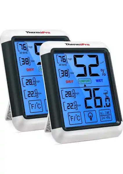 ThermoPro TP55 İç Mekan Dijital Sıcaklık ve Nem Ölçer İncelemesi ve Özellikleri