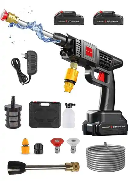 Thomax Şarjlı Yüksek Basınçlı Oto ve Bahçe Temizleme Makinesi İncelemesi