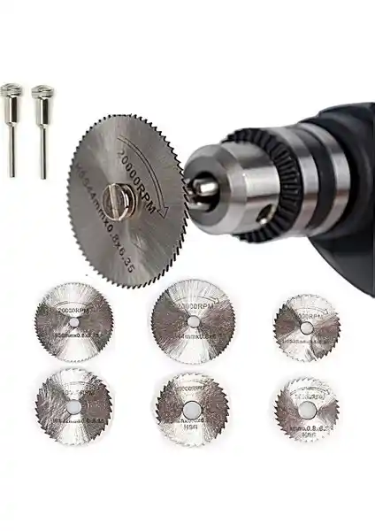 Tiger 8 Parça Uç Mini Testere Bıçak Seti Çok Yönlü ve Dayanıklı Kesim Araçları