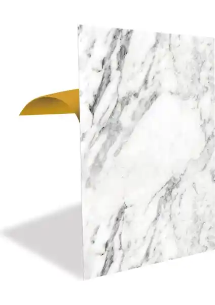 Tink Kendinden Yapışkanlı Beyaz Mermer Desenli PVC Panel ile Modern İç Dekorasyon Çözümleri