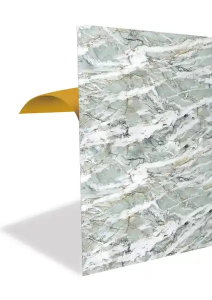 Tink Kendinden Yapışkanlı Yeşil Agat Desenli PVC Panel ile Hızlı ve Estetik Dekorasyon Çözümü