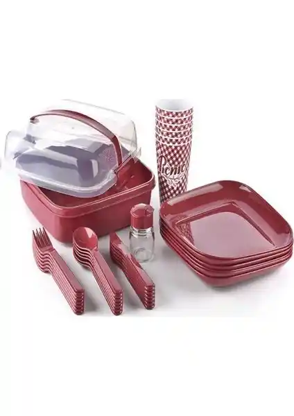 Titiz Piknik Seti 6'lı Paket: Dayanıklı ve Kullanışlı Dış Mekan Piknik Malzemeleri