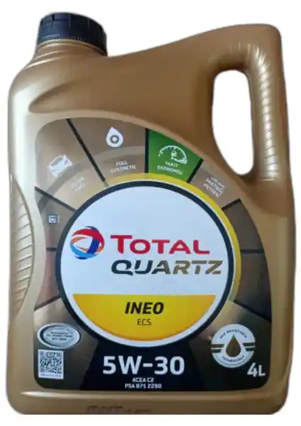 Total Quartz İneo ECS 5W-30 4 Litre Motor Yağı: Yüksek Performans ve Güvenilirlik Sağlar