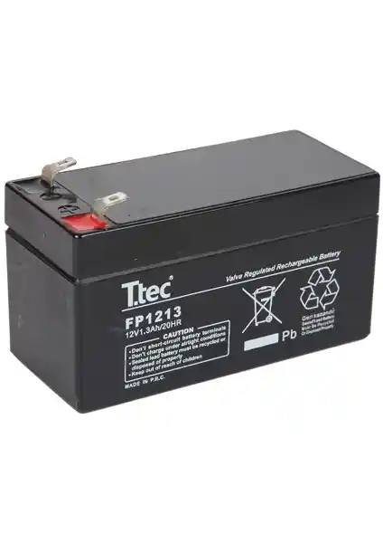 Ttec 12V 1.3 Ah Bakımsız Kuru Akü: Güvenilir ve Uzun Ömürlü Enerji Kaynağı