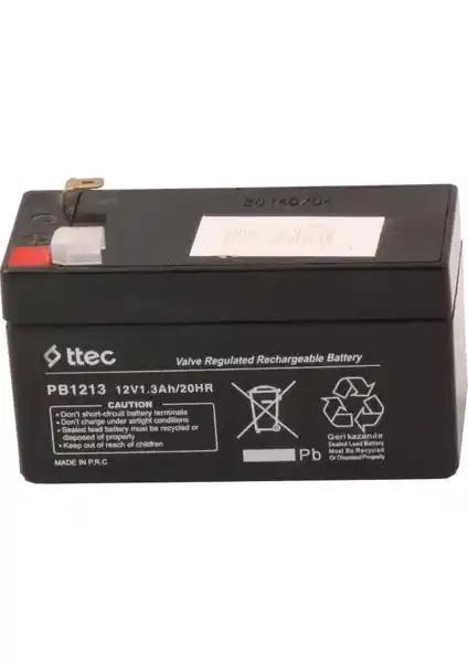 Ttec 12V 1.3AH Bakımsız Kuru Akü: Dayanıklı ve Güvenilir Enerji Kaynağı