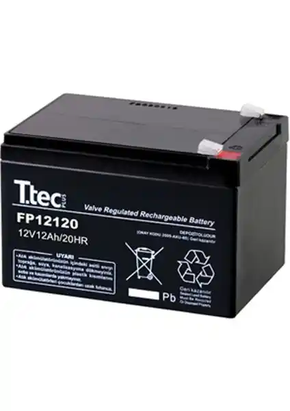 Ttec 12V 12 Ah Bakımsız Kuru Akü: Yüksek Performanslı Güç Kaynağı ve Güvenilirlik