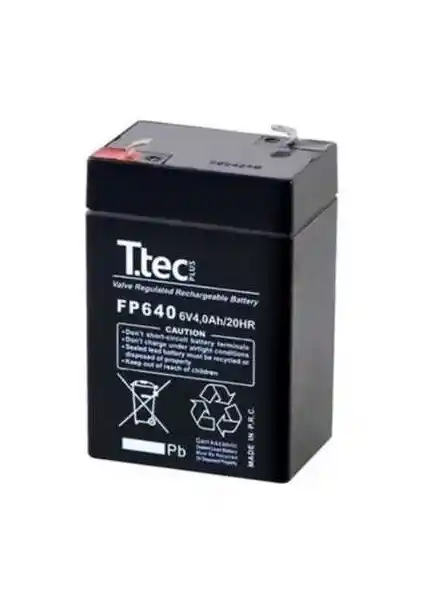 Ttec 6V 4Ah Bakımsız Kuru Akü: Güvenilir ve Uzun Ömürlü Enerji Kaynağı