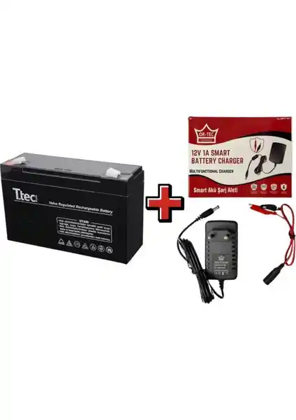 Ttec Pilsan Çocuk Arabası Uyumlu 12V 7AH Akü ve Şarj Aleti Seti Güç ve Güvenilirlik