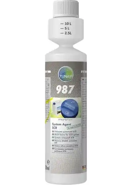 Tunap 987 SCR Sistem Etken Madde: Katalitik Konvertör ve Üre Sistemleri Koruma Ürünü