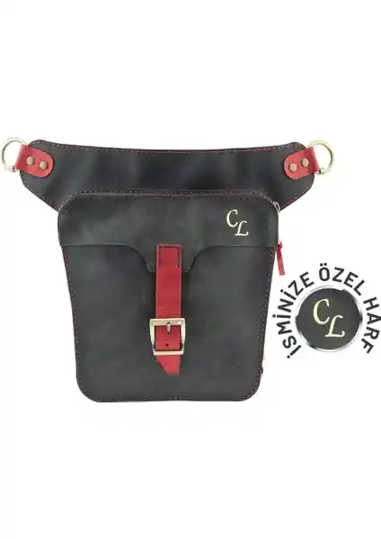 Twingold Bel ve Bacak Çantası: Çok Fonksiyonlu El İşçiliği Deri Çanta