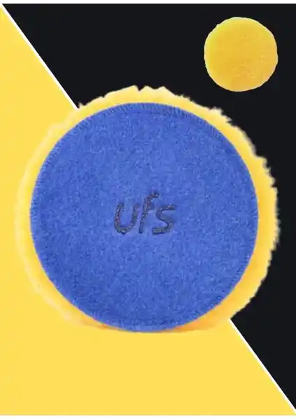 Ufs Polisaj Keçesi Sarı 16 cm - Dayanıklı ve Çok Yönlü Polisaj Aracı