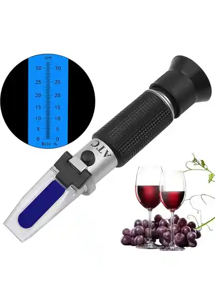 UniChrome Zauss 0-32% BRİX Refraktometre ile Pratik Şeker Ölçüm Cihazı