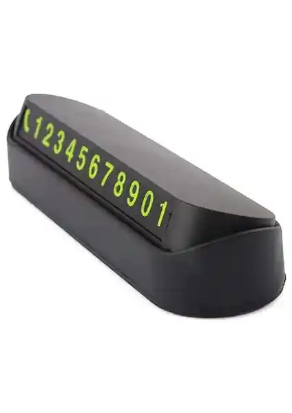 Universal Araç İçi Fosforlu Telefon Numarası Numaratör Kartı Güvenli ve Pratik Kullanım