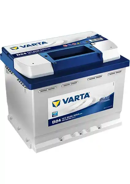 Varta D24 12V 60 Ah 540A Blue Dynamic Akü: Yüksek Performans ve Güvenilirlik