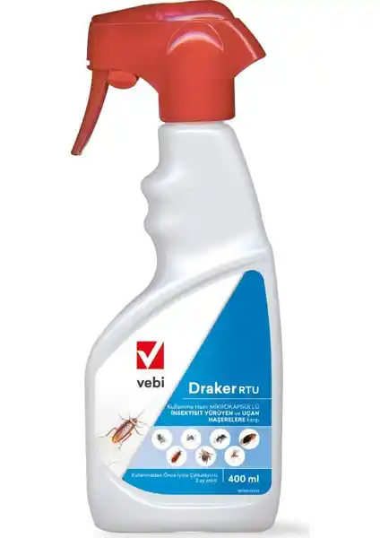VEBİ Vebi Draker Rtu 400 Mg Mikrokapsüllü Haşere İlacı İnceleme ve Kullanım Rehberi