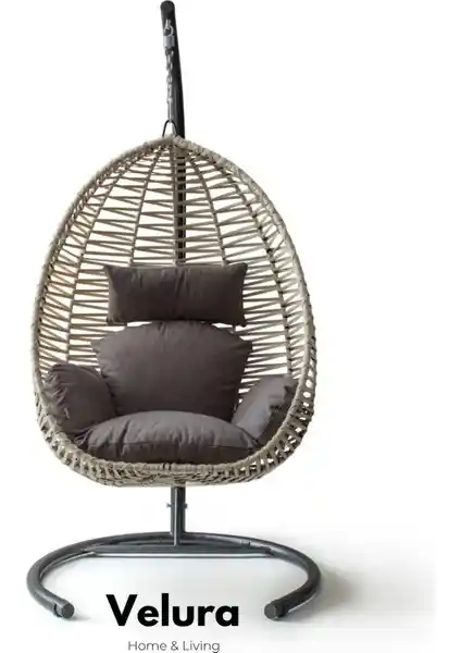 Velura Home & Living Bahçe Salıncağı Modern Tasarım ve Uzun Ömür Garantisiyle