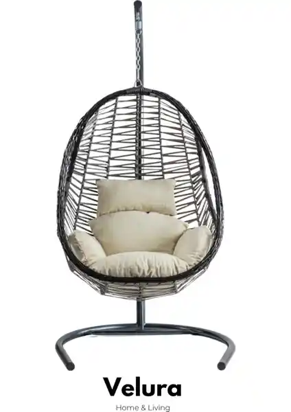 Velura Home & Living Cosmo Bahçe Salıncağı: Estetik ve Dayanıklı Tasarım Özellikleri