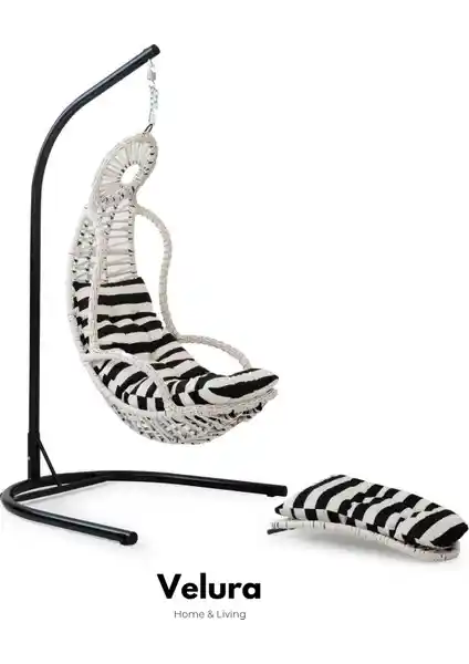 Velura Home & Living Elit Bahçe Salıncağı: Estetik ve Dayanıklı Dış Mekan Dekorasyonu