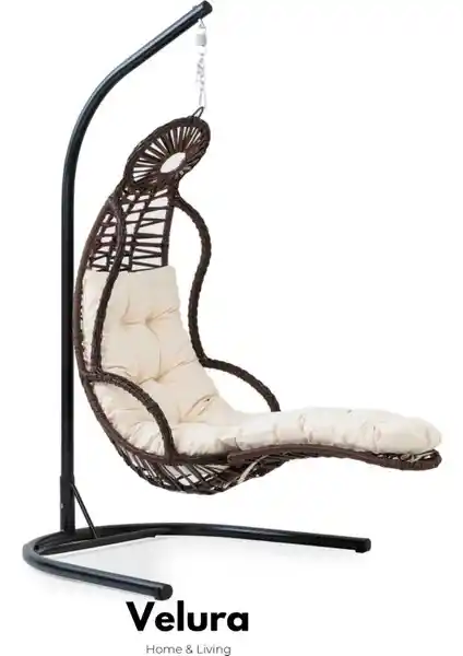 Velura Home & Living Elit Bahçe Salıncağı: Estetik ve Dayanıklı Dış Mekan Oturma Ünitesi
