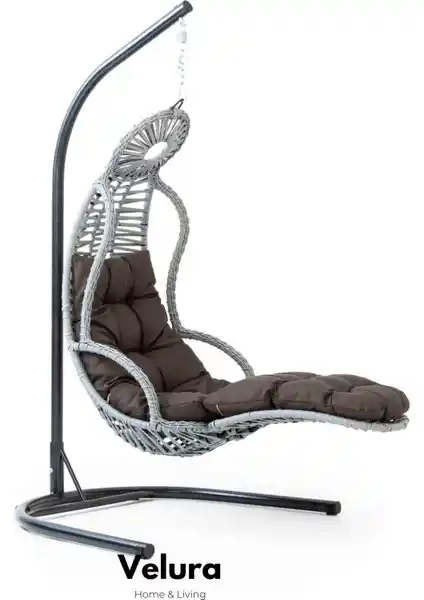 Velura Home & Living Elit Bahçe Salıncağı: Estetik ve Konfor Sunan Modern Dış Mekan Dekorasyonu