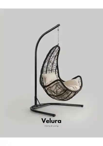 Velura Home & Living Net Bahçe Salıncağı: Modern ve Dayanıklı Dış Mekan Oturma Ürünü