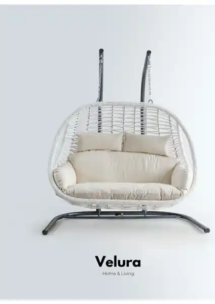 Velura Home & Living Pop Bahçe Salıncağı: Modern ve Dayanıklı Dış Mekan Dekorasyonu