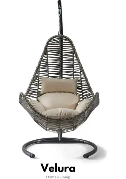 Velura Home & Living Zen Bahçe Salıncağı: Estetik ve Dayanıklı Dış Mekan Mobilyası