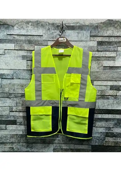 Vento Mühendis Tipi Reflektörlü Çift Renk Güvenlik Yeleği ve Özellikleri