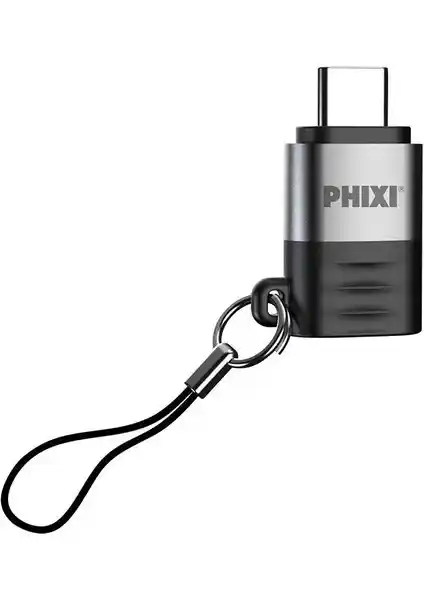 Virelux Phixi Basic CA140 USB-A to USB-C Dönüştürücü Adaptör ile Modern Bağlantılar