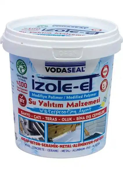 Vodaseal İzole Et Su Yalıtım Malzemesi 1kg ile Dayanıklı ve Güvenilir Yalıtım Çözümü