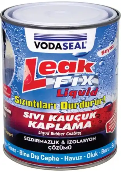 Vodaseal Leak Fix Kauçuk Kaplama Beyaz 800 gr Su Yalıtımı Çözümü