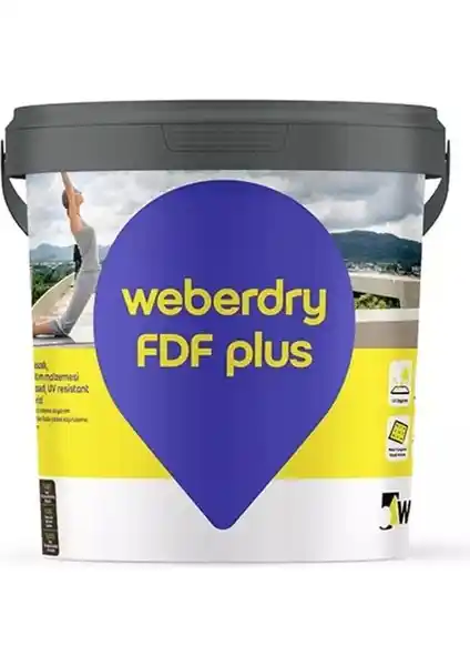 Weber Dry FDF Plus Gri Su Yalıtımı Malzemesi: Dayanıklı ve Esnek Çözüm