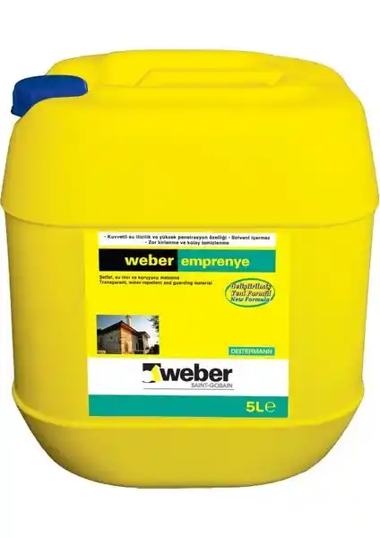 Weber Emprenye Şeffaf Su Itici: Dış Cephe ve Yüzeyler İçin Uzun Süreli Koruma Çözümü